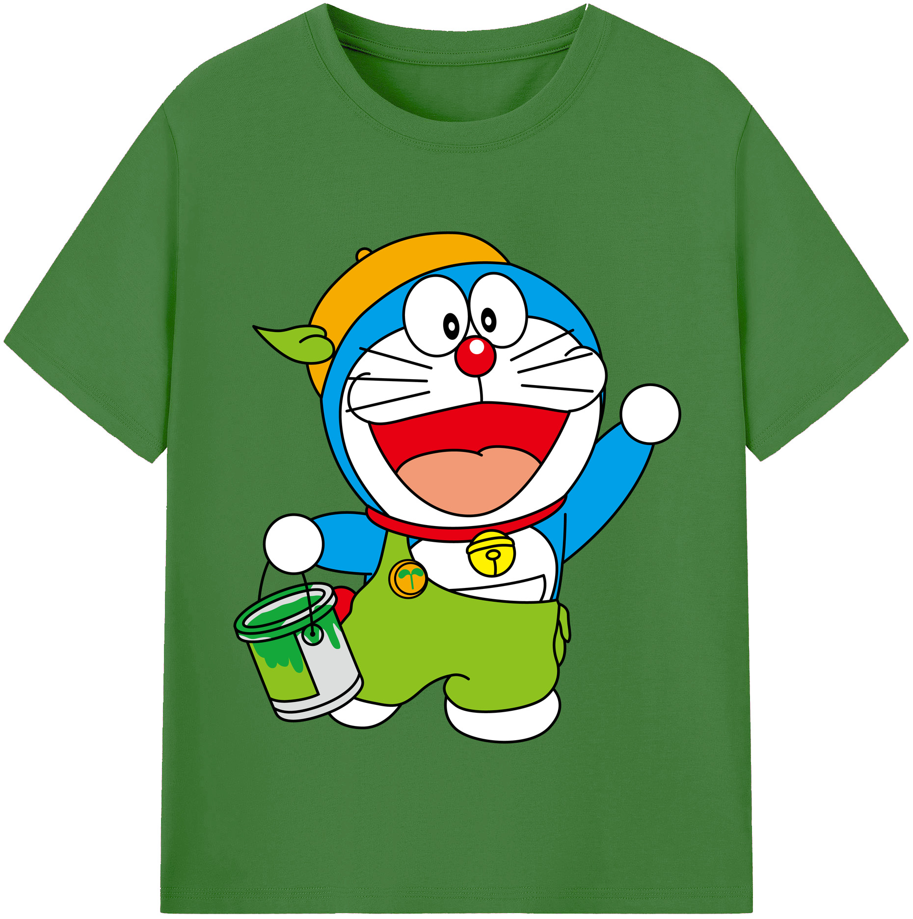 （画像用） ドラえもん Doraemon レディースカジュアルプリントTシャツ（綿100％）